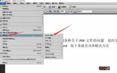 如何将word文档转换成pdf格式,如何将word文档转换成pdf格式快捷键